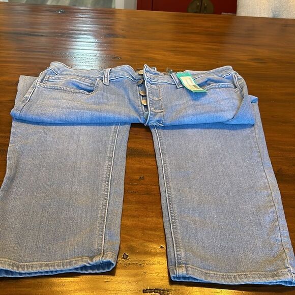 Just USA Lola button up skinny jeans a capri NwT stich fix Sz 16 - Picture 9 of 9